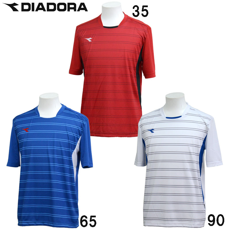 ディアドラ DIADORA プラクティスシャツ サッカー フットサル 半袖 プラシャツ (DFP9503) dfp9503 - PIT-SPORTS  ピットスポーツ pitsports