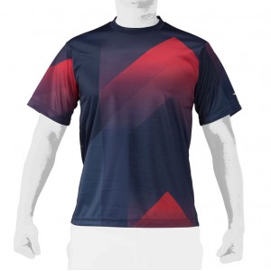 ミズノ MIZUNOKIDOグラフィックTシャツ 野球 ウェア トレーニング 練習 プラシャツ 23SS (12JAAT10)