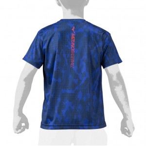 ミズノ MIZUNO グラフィックプリントTシャツ ジュニア 野球 ウエア JR 少年用 練習 プラシャツ 130 23SS (12JAAT69)