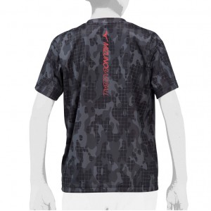 ミズノ MIZUNO グラフィックプリントTシャツ ジュニア 野球 ウエア JR 少年用 練習 プラシャツ 130 23SS (12JAAT69)