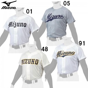 ミズノ MIZUNOミズノプロ シャツ オープンタイプ野球 ユニフォーム ユニフォームシャツ(12JC1F46)
