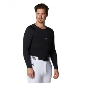 アンダーアーマー UNDER ARMOUR コールドギアアーマー コンプレッション ロングスリーブ クルーシャツ（ベースボール/MEN）野球 インナーシャツ 長袖  22FW  (1375373)