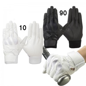 ミズノ MIZUNO2双セット 両手用 高校野球ルール対応モデル野球 手袋 バッティング手袋20SS(1EJEH020)