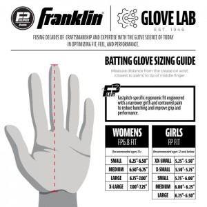 フランクリン FRANKLIN 女子ソフトボール用 CFX FPバッティンググローブ(両手用) ソフト バッティング 手袋 バッテ  手袋 アメリカ 24SS(20714/20715)