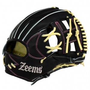 ジームス Zeems 軟式少年用グラブ 三方親 中型 限定 Zeems型ロゴ ジュニア 野球 軟式 グローブ グラブ JR 24SS(20CJN4-ZEEMS-SI)