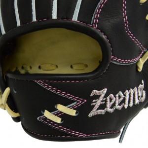 ジームス Zeems 軟式少年用グラブ 三方親 中型 限定 Zeems型ロゴ ジュニア 野球 軟式 グローブ グラブ JR 24SS(20CJN4-ZEEMS-SI)
