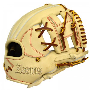 ジームス Zeems 軟式少年用グラブ 三方親 小型 限定 Zeems型ロゴ ジュニア 野球 軟式 グローブ グラブ JR 24SS(20SJN4-ZEEMS-GD/SI)