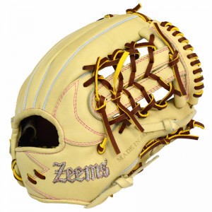 ジームス Zeems 軟式少年用グラブ 三方親 中型 限定 Zeems型ロゴ ジュニア 野球 軟式 グローブ グラブ JR 24SS(28CJN4-ZEEMS-SI)