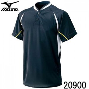 ミズノ MIZUNOマルチベースボールシャツ ハーフボタン小衿付キシャツ(52LE2)