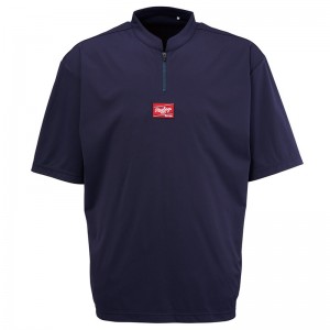 ローリングス RawlingsHYPER FIELD ショートスリーブレイヤー(ZIP)半袖シャツ（AOS12HF01ZS-N）