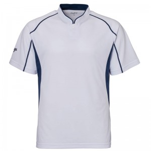 ローリングス RawlingsセカンダリーシャツチームTシャツ ホワイト/ネイビー 24SSATS14S01