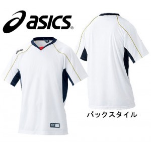 アシックス asicsベースボールTシャツベースボールシャツ 野球ウェア(BAD009)14SS