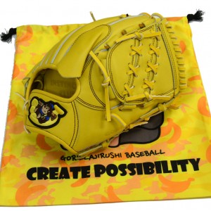 ゴリラ GORILLA 硬式用グラブ ごりら印の野球道具 OBK型 投手モデル グラブ袋付き 野球 硬式 グラブ グローブ 24SS (BNN-OBK)