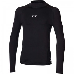 underarmour(アンダーアーマー)23UAコンプレッション L/S モックシャツ野球 ソフトアンダーTシャツ(1375390-001)