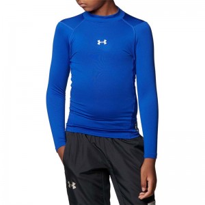 underarmour(アンダーアーマー)23UAコンプレッション L/S モックシャツ野球 ソフトアンダーTシャツ(1375390-400)