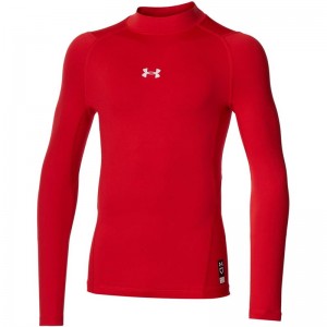 underarmour(アンダーアーマー)23UAコンプレッション L/S モックシャツ野球 ソフトアンダーTシャツ(1375390-600)