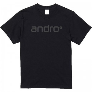 andro(アンドロ)アンドロ ナパT コットン BK/DGYタッキュウゲームシャツ(300023041)