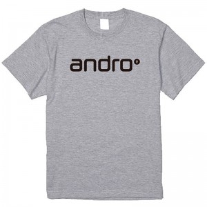 andro(アンドロ)アンドロ ナパTシャツ コットン GY/BKタッキュウゲームシャツ(300023043)