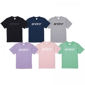andro(アンドロ)アンドロ ナパTシャツ コットン GY/BKタッキュウゲームシャツ(300023043)