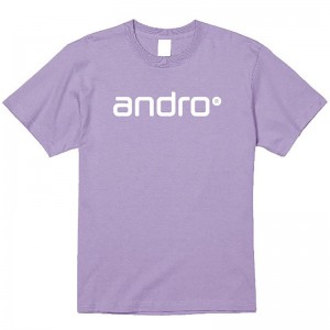andro(アンドロ)アンドロ ナパT コットン PPL/WHタッキュウゲームシャツ(300023044)