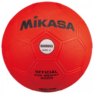 ミカサ mikasaハンド2号 スポーツテスト用 ゴム オレンジハンドボールボール(4009-O)