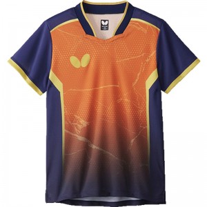 バタフライ(butterfly)エリスター10・シャツ・ジュニア卓球ゲームシャツ(46290-051)