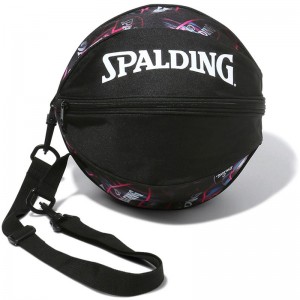 spalding(スポルディング)ボールバッグ マーブル BKネオン BKバスケットボールケース(49001mbn)
