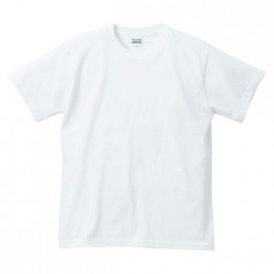 ユナイテッドアスレ UnitedAthle5.6オンスTシャツ ホワイトカジュアル 半袖Tシャツ(500101W-1)