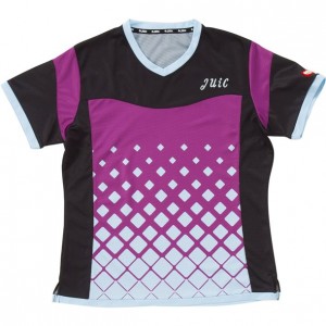 ジュイック juicサーフアルファー レディース卓球ゲームシャツ(5569-pu)