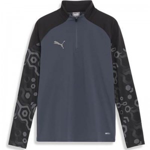 PUMA(プーマ)INDIVIDUAL TRAINING 1/4 ジップトップサッカーウェアトレーニングシャツ658816