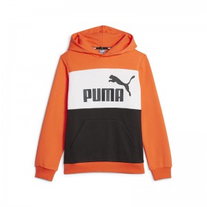 PUMA(プーマ)ESS+ カラーブロック フーディースウェット FLスポーツスタイルウェアスウェットシャツ672635