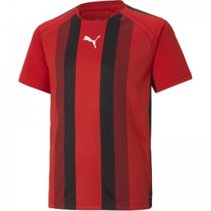 puma(プーマ)TEAMLIGA ストライプ ゲームシャツサッカー 半袖 Tシャツ(705147-01)