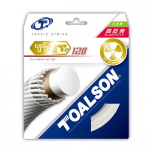 トアルソン TOALSONTNT2 120 ホワイトスパイラルテニス硬式 ガット(7082010w)