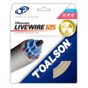トアルソン TOALSONBIO LOGIC LIVE WIRE125 NTテニス硬式 ガット(7222510n)