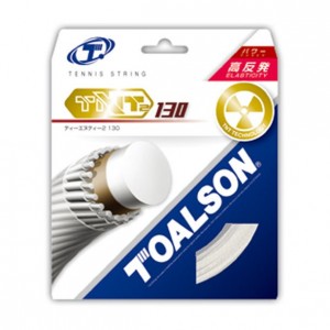 トアルソン TOALSONTNT2 130 BOX ホワイトスパイラルテニス硬式 ガット(7800030w)