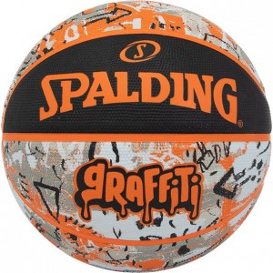スポルディング SPALDINGグラフィティ オレンジ SZ5バスケットボール5号(84519j)