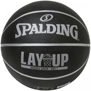 spalding(スポルディング)レイアップ BK/グレー SZ7 BKバスケット競技ボール7ゴ(84748z)