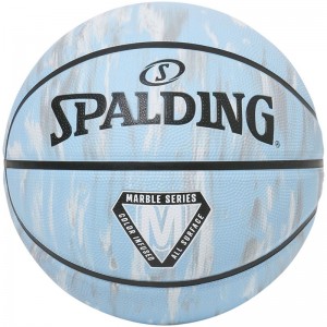 spalding(スポルディング)マーブル カロライナ ブルー ラバー7バスケット競技ボール7号(84928j)