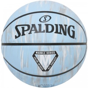 spalding(スポルディング)マーブル カロライナ ブルー ラバー7バスケット競技ボール7号(84928j)