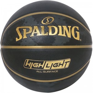 spalding(スポルディング)ハイライト ゴールド 5バスケットボール5号(85095j)