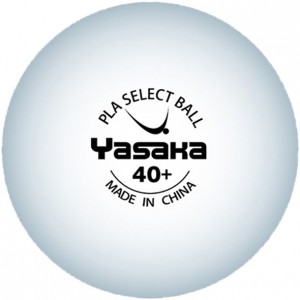 プラセレクトボール_ホワイト【yasaka】ヤサカタッキュウキョウギボール(a61)