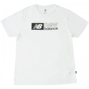 newbalance(ニューバランス)41S/STシャツ(ブロックロゴマルチSPTシャツ M(amt41000-wt)