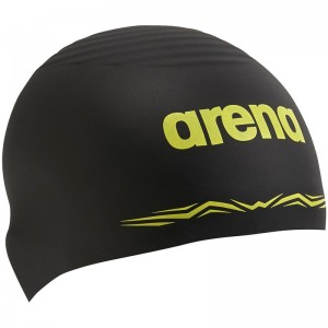 arena(アリーナ)レーシングシリコンキャップ水泳シリコンキャップ(arn3900-blk)