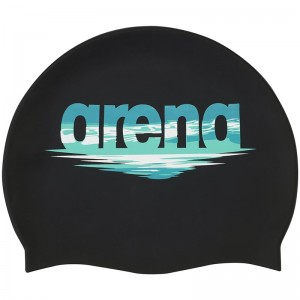 arena(アリーナ)シリコーンキャップ水泳シリコンキャップ(arn4401-bkbu)