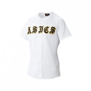 アシックス asicsゴールドステージ スクールゲームシャツ (ホワイト)(BAS001-01)
