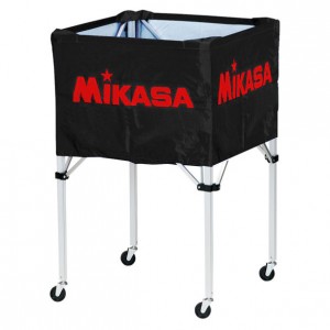ミカサ mikasaワンタッチ式ボールカゴ(フレーム・幕体・キャリーケース3点セット)学校機器(BCSPH-BK)
