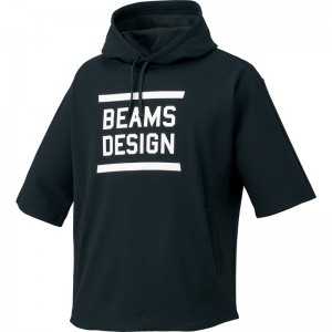 zett(ゼット)BEAMS DESIGN半袖 スウェットパーカー野球 ソフトスウェットパーカー(bos75102-1911)