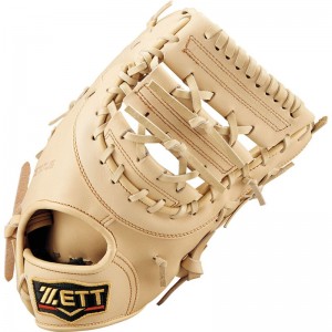 ゼット ZETT 硬式ファーストミットプロステイタス2201 グラブ袋付 野球 ソフトグラブ 硬式 (BPROFM433-3200）