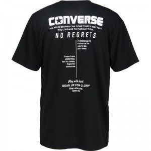converse(コンバース)4S プリントTシャツバスケットTシャツ M(cb241357-1911)
