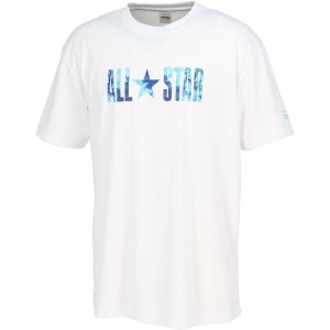 converse(コンバース)4S プリントTシャツバスケットTシャツ M(cb241360-1124)